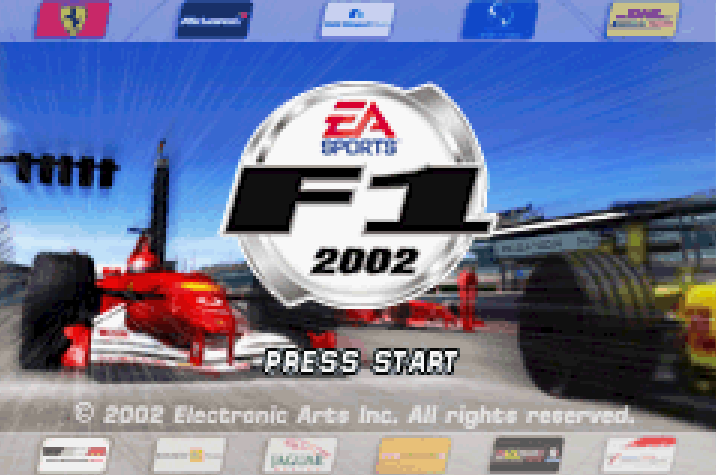 F1 2002 Title Screen